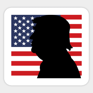 US president- Donald Trump Sticker